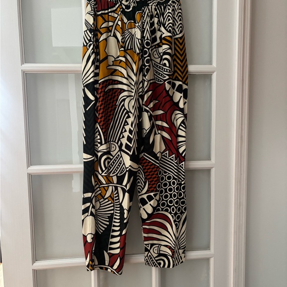 FARM Rio Multicolor Patterned Pants size S - Picture 2 of 5